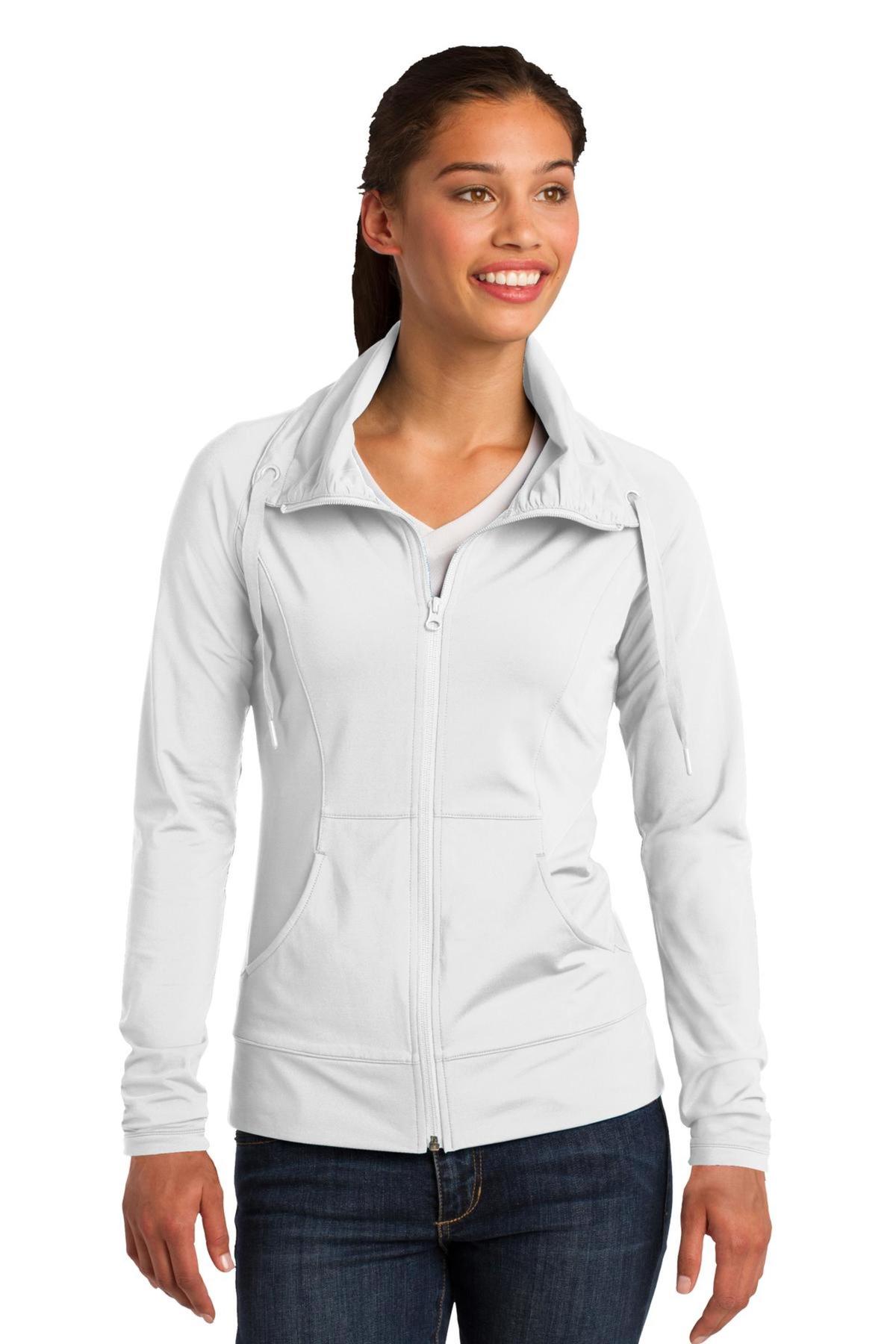 Sport-Tek  Embroidered Women's SportWick Stretch Jacket Image - Sport-Tek Ladies SportWick Stretch Jacket