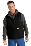 Carhartt Embroidered Men's Sherpa-Lined Mock Neck Vest Thumb