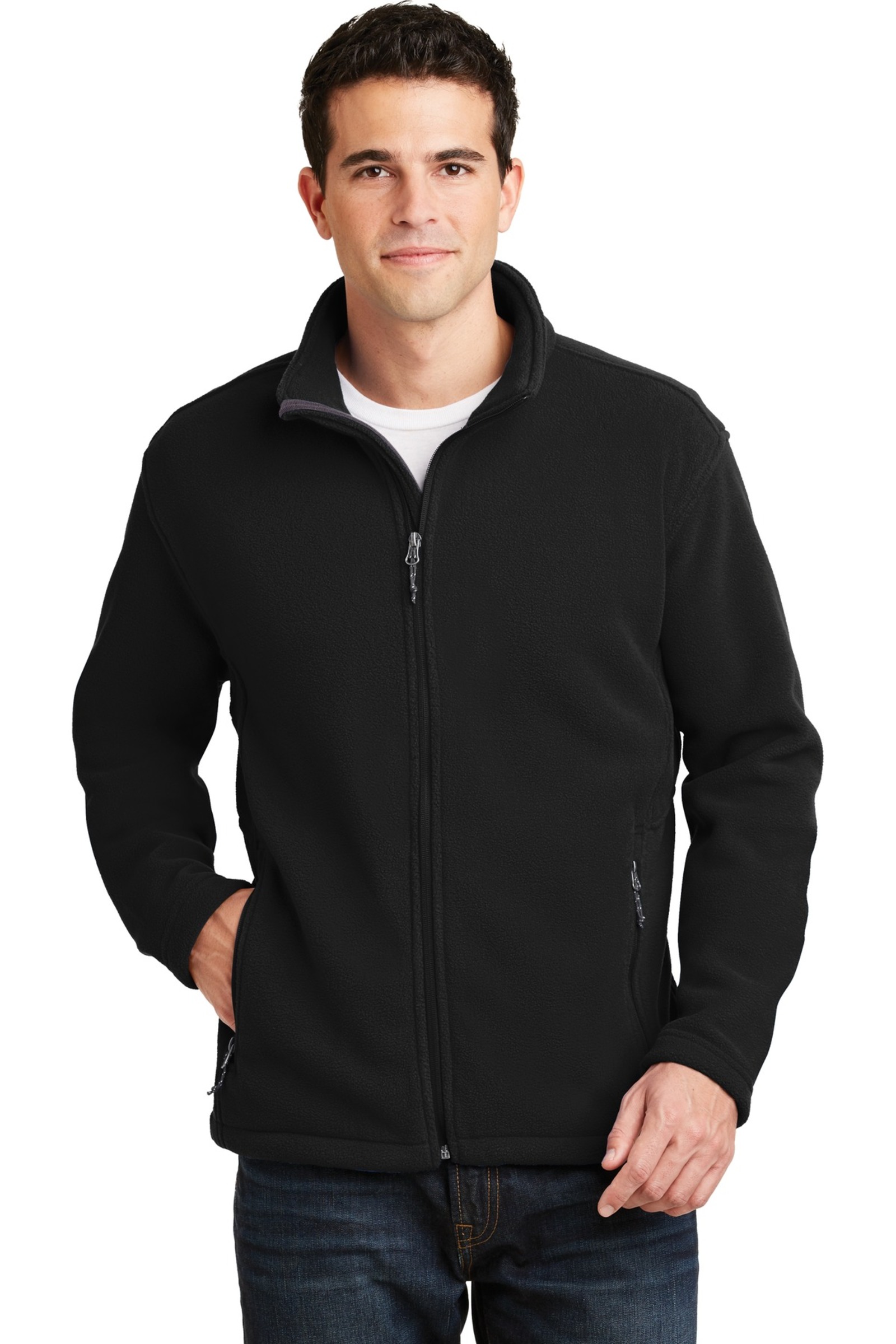 Port Authority Embroidered Men's Value Fleece Jacket | Fleece Apparel ...