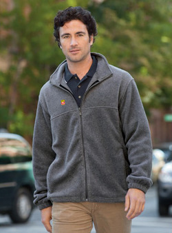  Harriton Men's 8 oz. Full-Zip Fleece