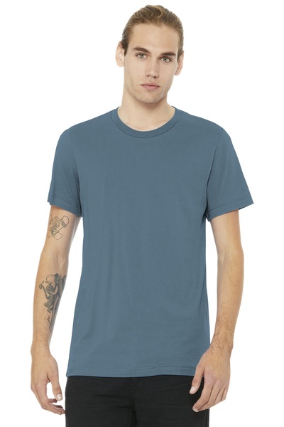 Bella + Canvas Embroidered Men's Ringspun Cotton T-Shirt