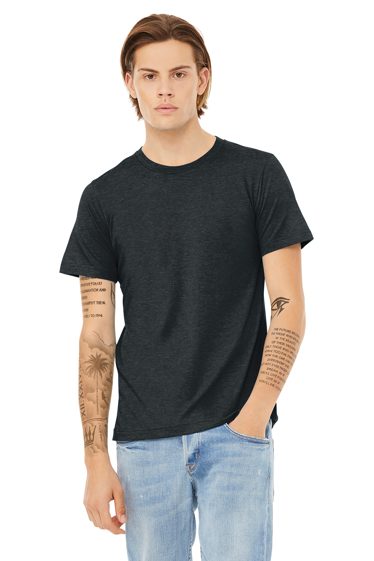 Bella+Canvas Digitally Printed Men's Ringspun Cotton T-Shirt - Queensboro
