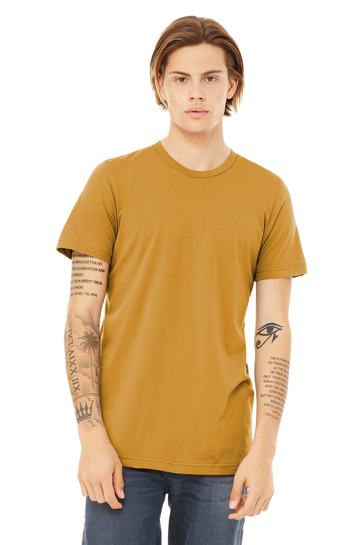 Canvas Printed Men's Ringspun Cotton T 