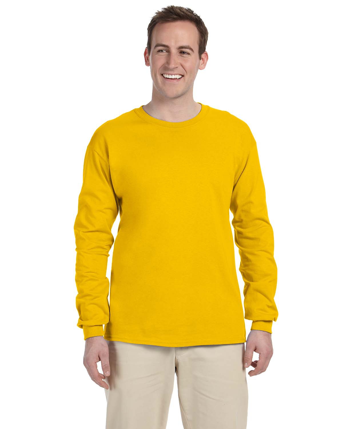 Gildan  Printed Men's Classic Ultra Cotton Long Sleeve Tee