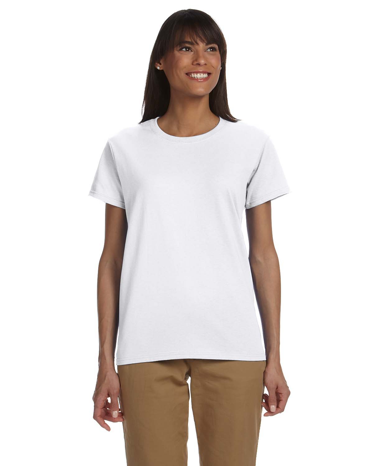 Gildan Embroidered Women's Classic Ultra Cotton Tee Image - Gildan Ultra Cotton Classic Fit Ladies Tee