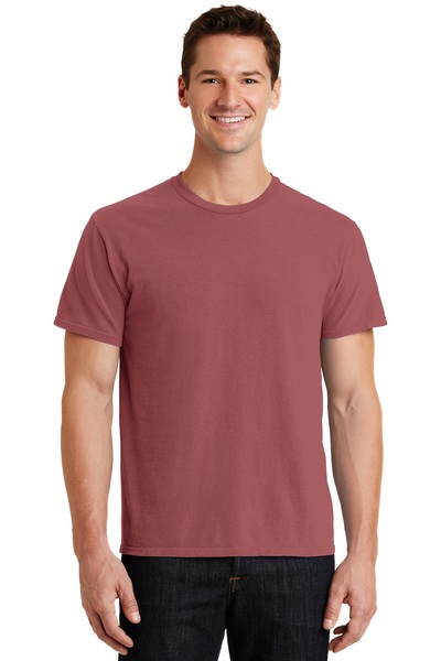 Port & Company Embroidered Men's Essential Pigment-Dyed Tee