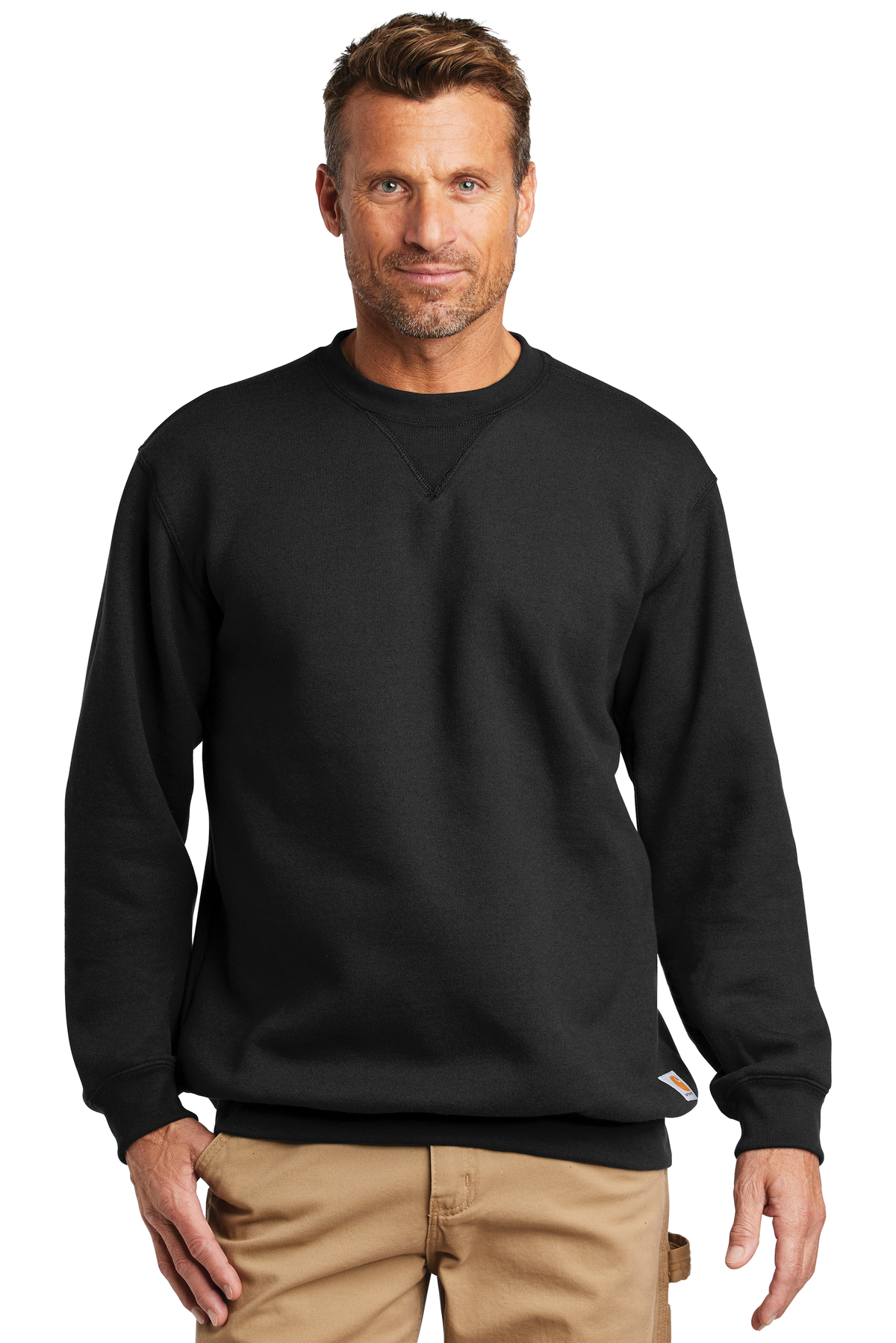 Carhartt Embroidered Men's Midweight Crewneck Sweatshirt Queensboro