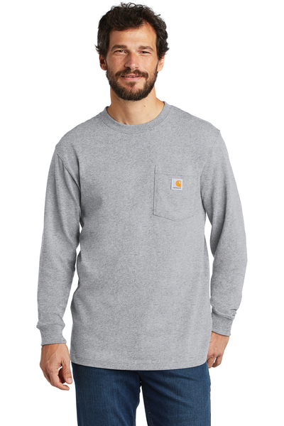 Carhartt Embroidered Men's Workwear Pocket Long Sleeve T-Shirt