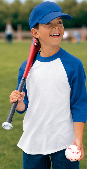 Sport-Tek Youth Colorblock Raglan Jersey