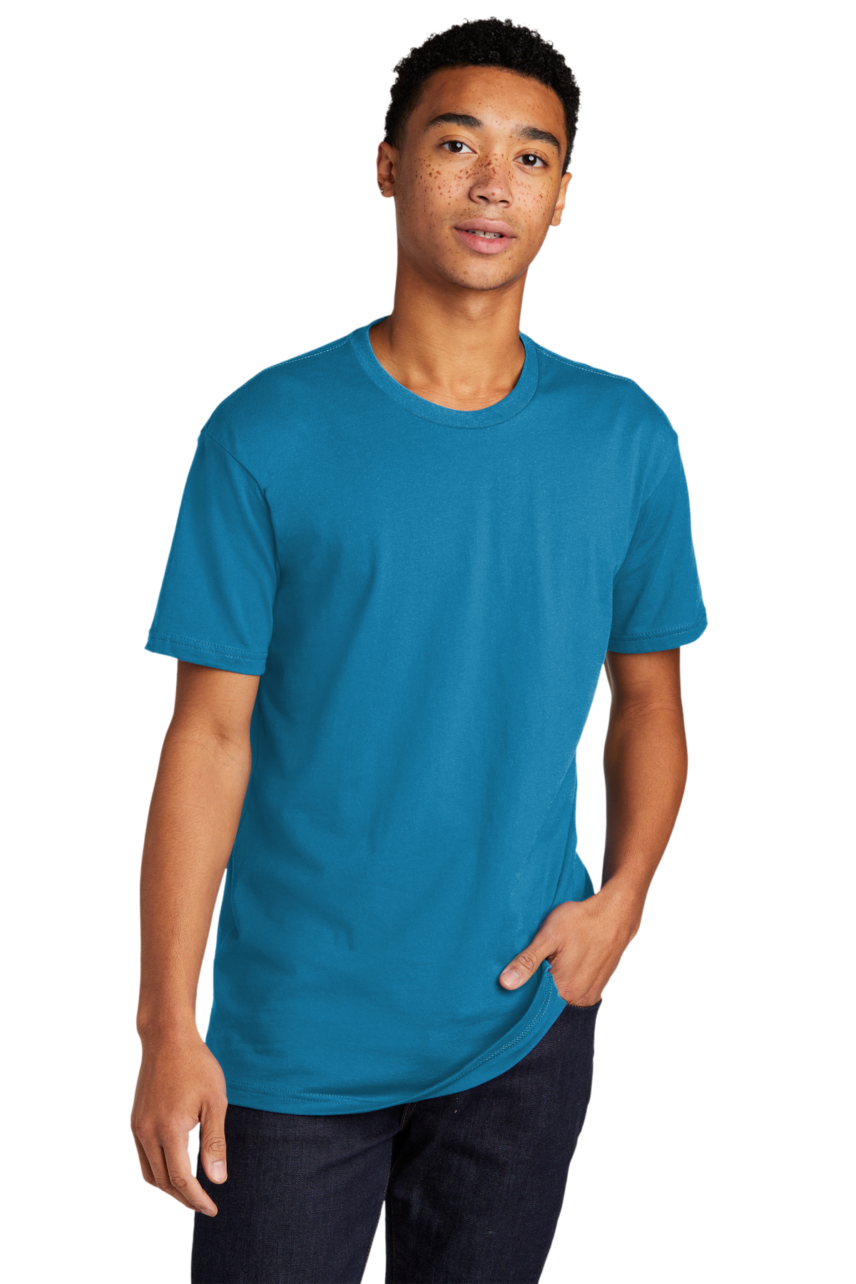 Next Level Embroidered Men's Cotton Tee Queensboro