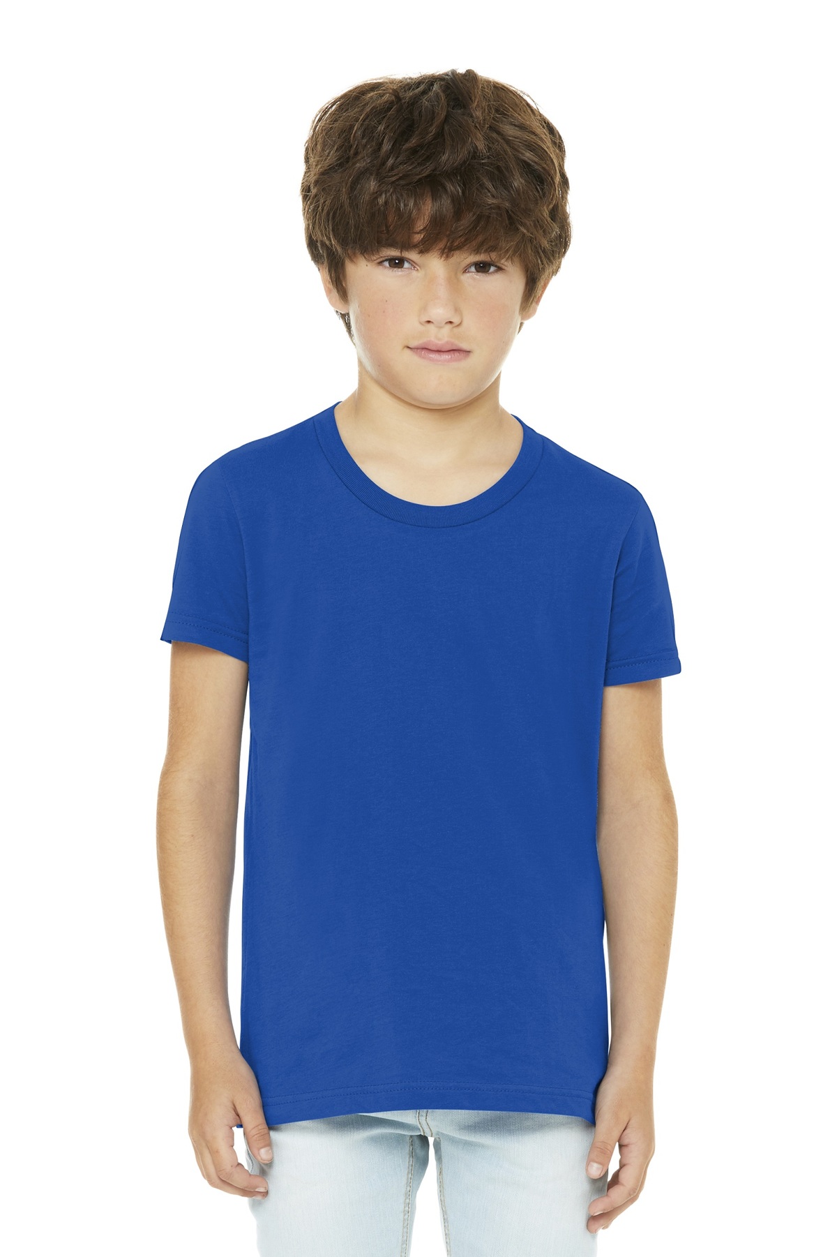 Bella+Canvas Embroidered Youth Jersey Short Sleeve Tee Thumb