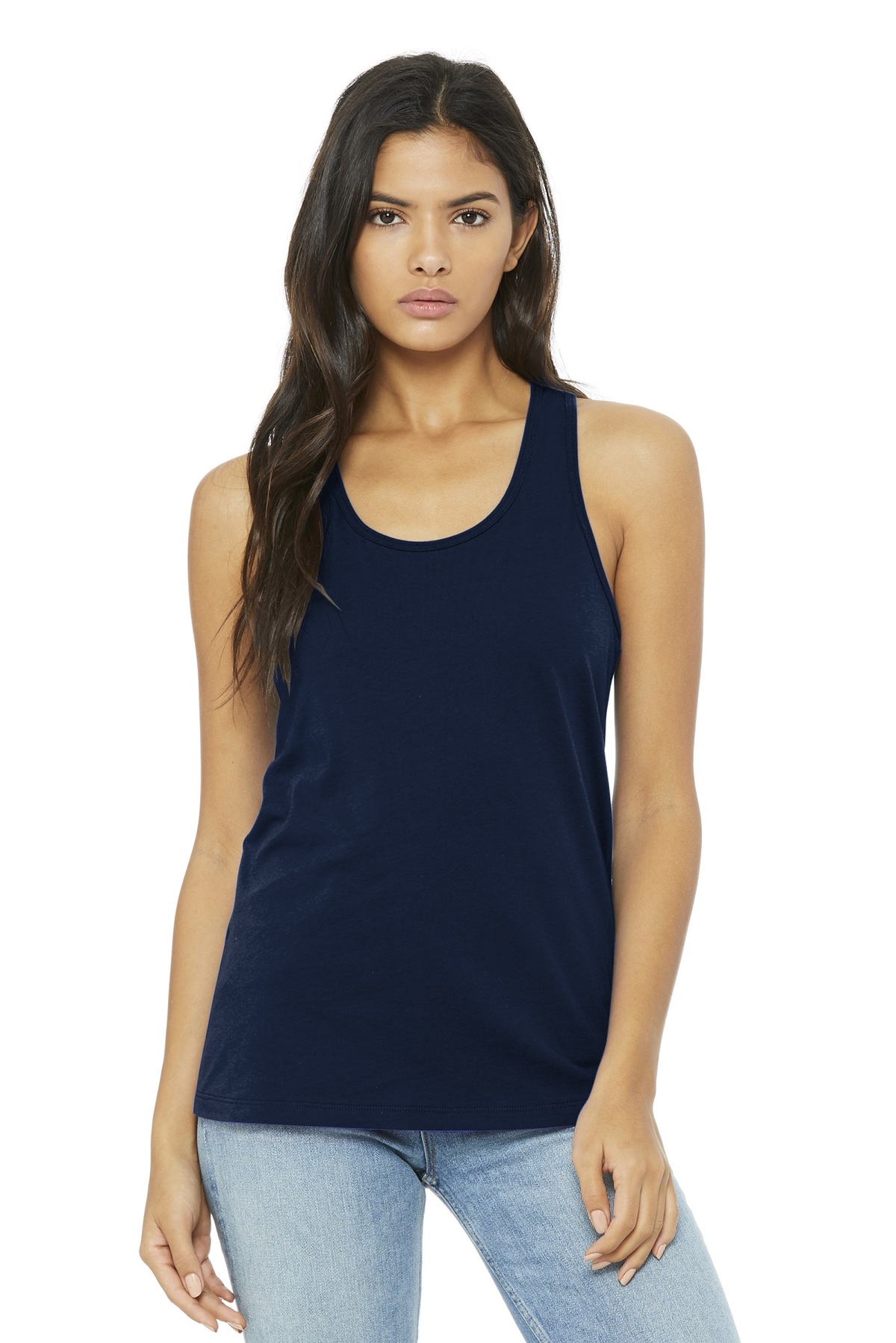 Bella+Canvas Embroidered Women's Racerback Tank | All Products - Queensboro