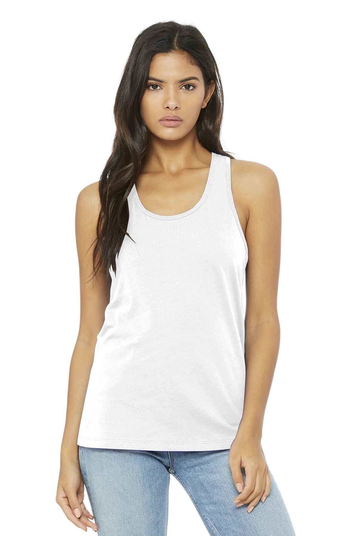 Bella+Canvas Embroidered Women's Racerback Tank Image - Bella+Canvas Embroidered Women's Racerback Tank; BC6008