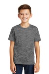 Sport-Tek Embroidered Youth PosiCharge Electric Heather Tee Thumb