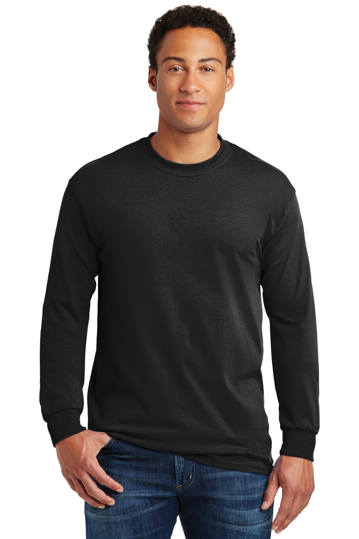 Gildan Printed Men's Heavy Cotton Long Sleeve T-Shirt | All Products ...