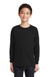 Gildan Embroidered Youth 100%  Heavy Cotton Long Sleeve T-Shirt Thumb