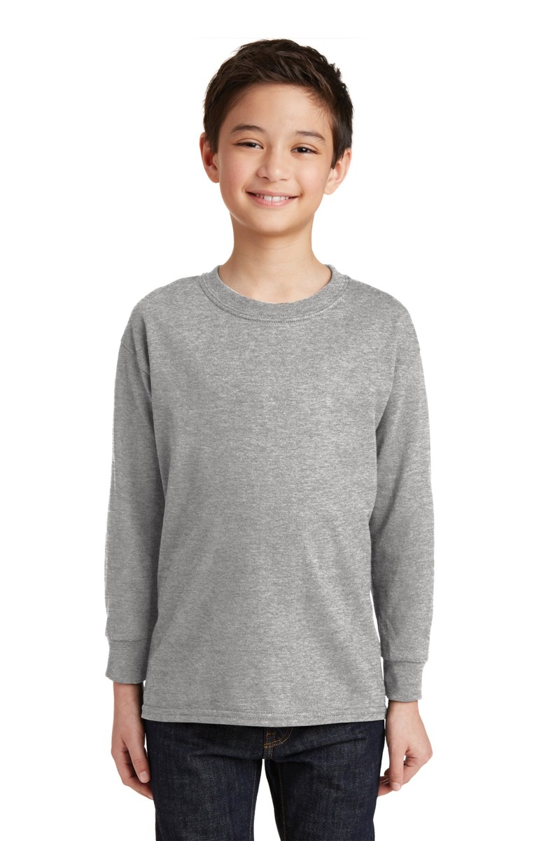 Gildan Printed Youth 100%  Heavy Cotton Long Sleeve T-Shirt