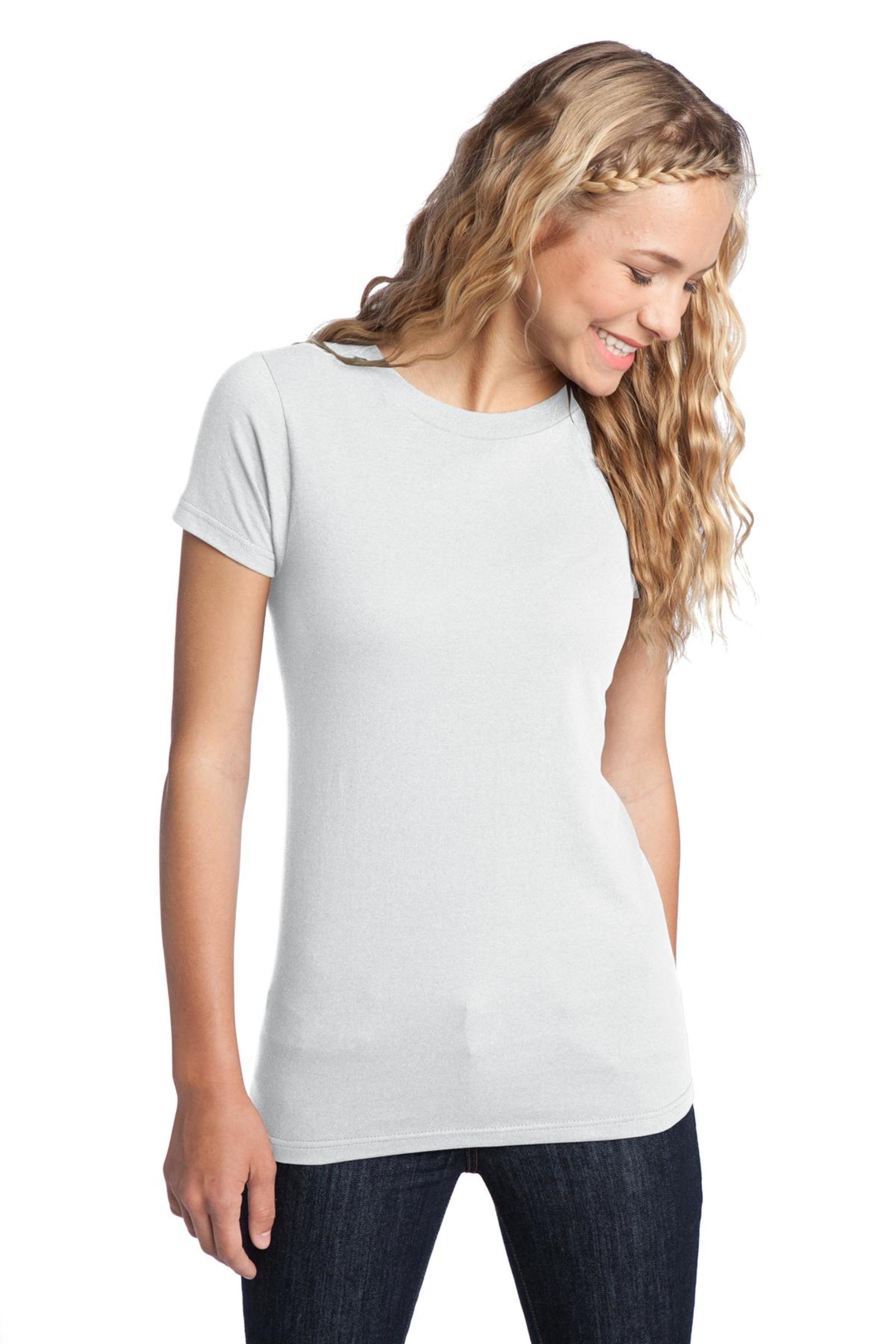 District Embroidered Women's Fitted Concert Tee