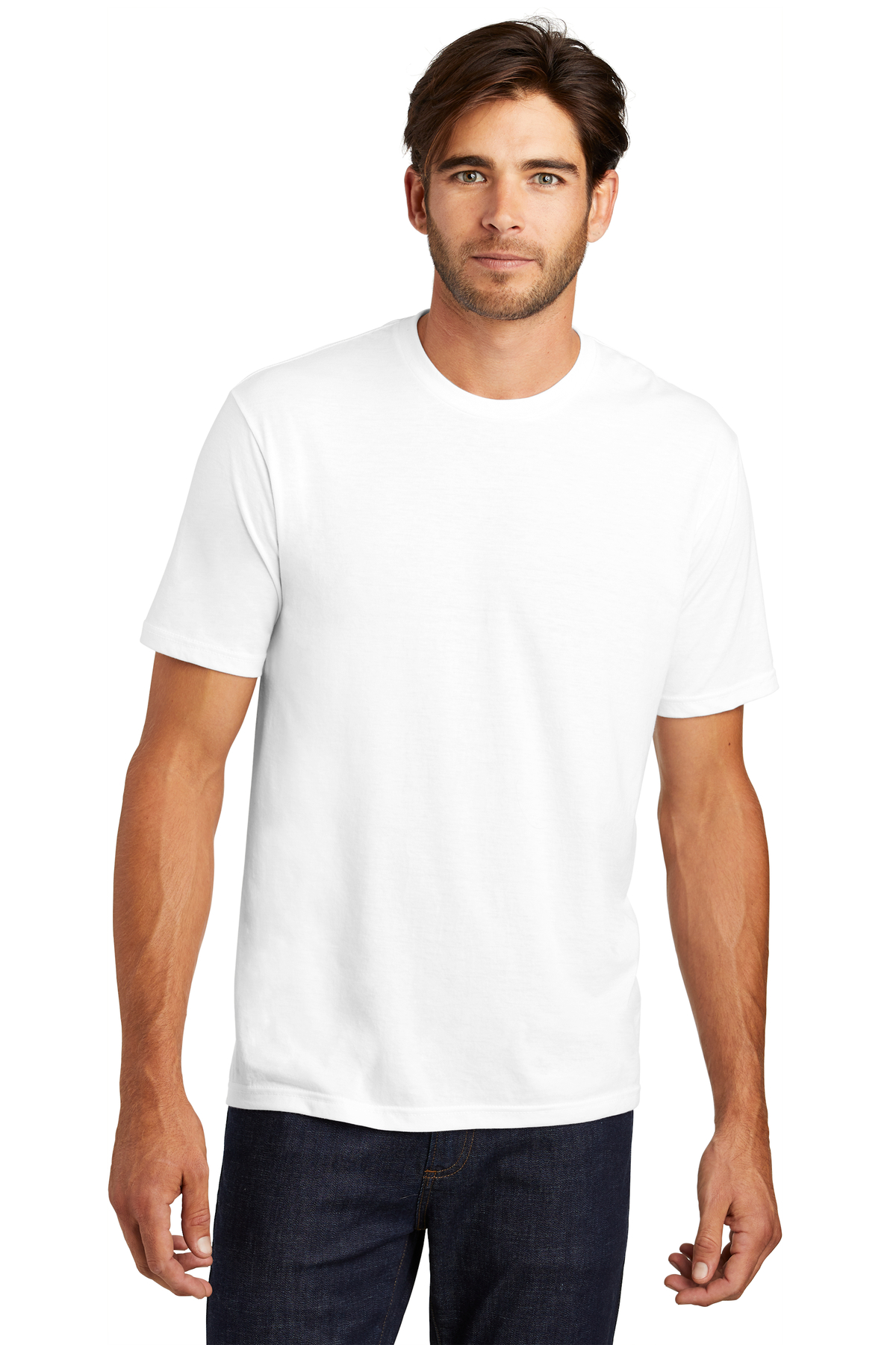 District Embroidered Men's Perfect Tri-Blend Crew Tee