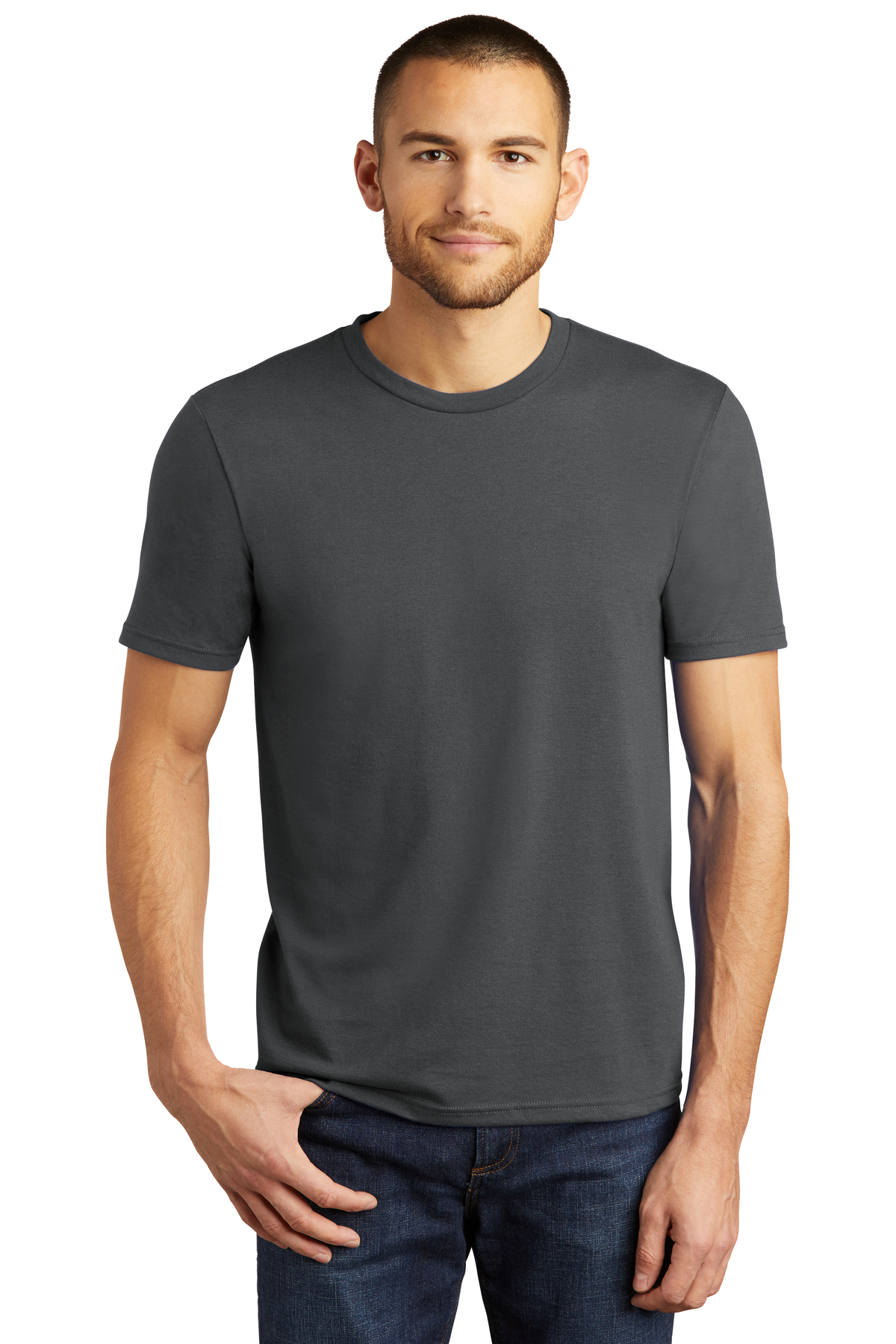 District Printed Men's Perfect TriBlend Tee | T-Shirts - Queensboro