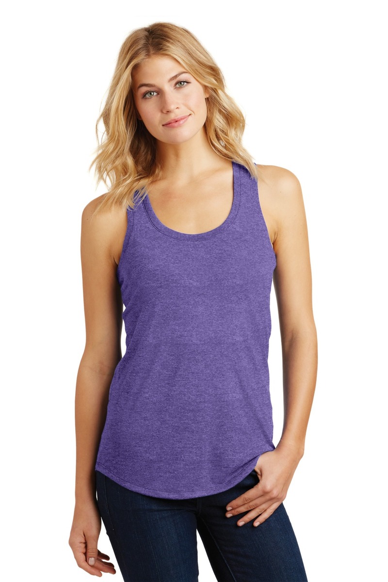 District Embroidered Women's Perfect Tri Racerback Tank