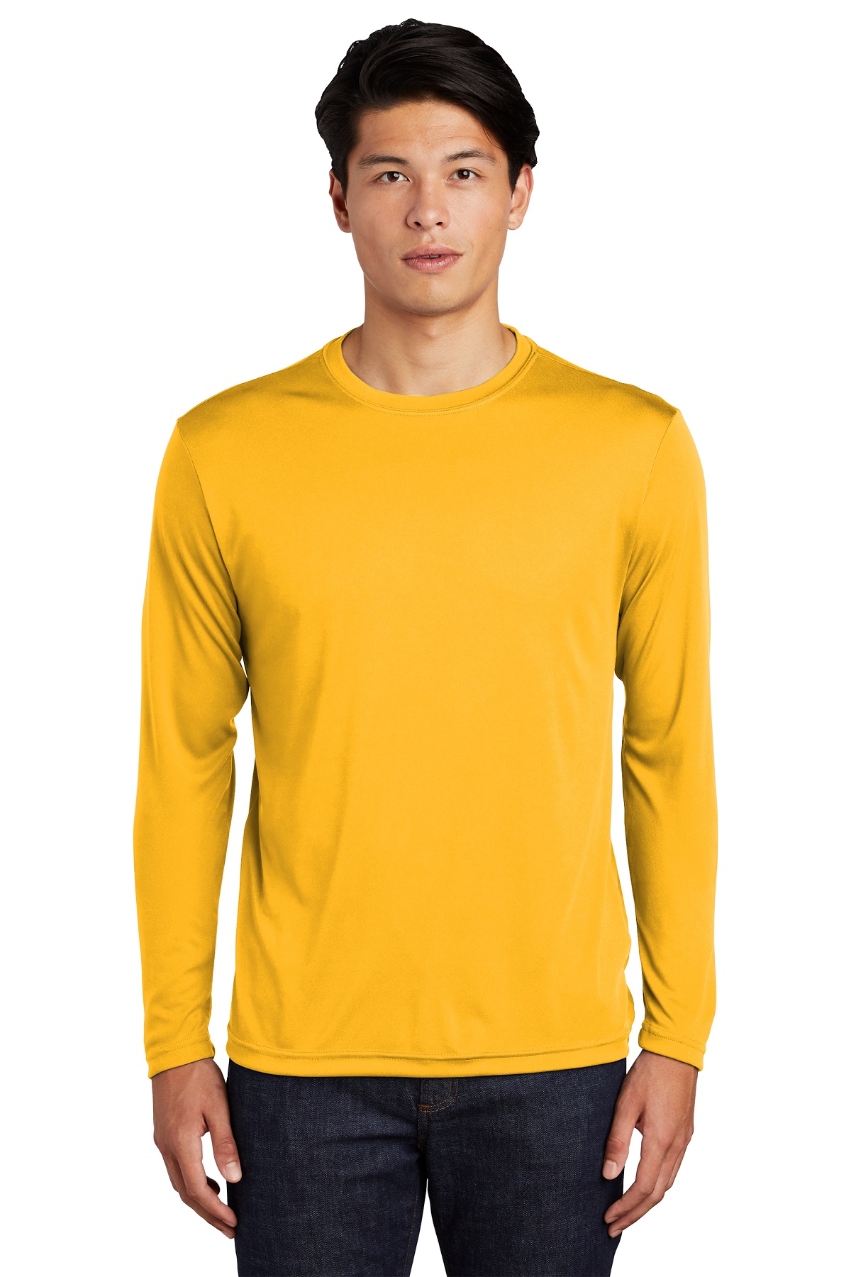 Sport-Tek Printed Men's Long Sleeve Competitor Tee | T-Shirts - Queensboro