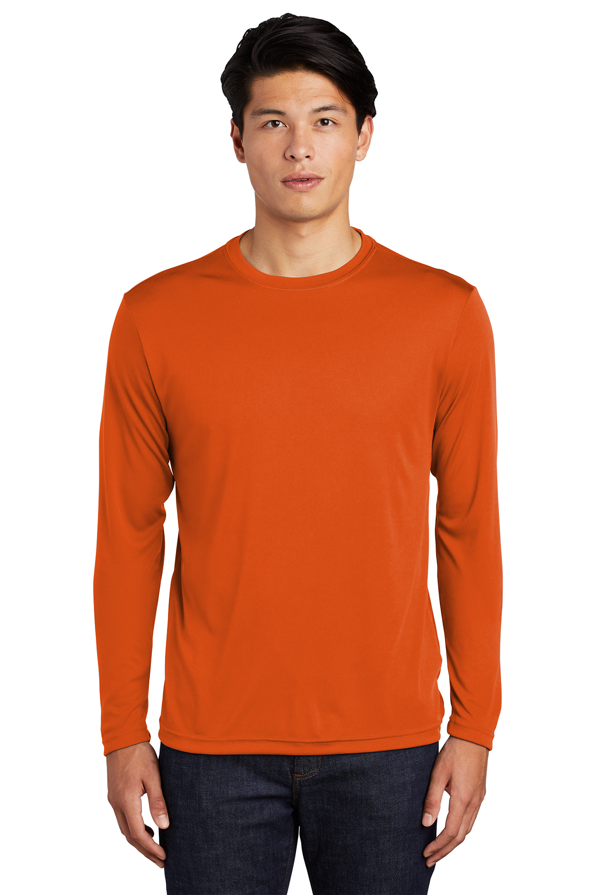 Sport-Tek Printed Men's Long Sleeve Competitor Tee | T-Shirts - Queensboro