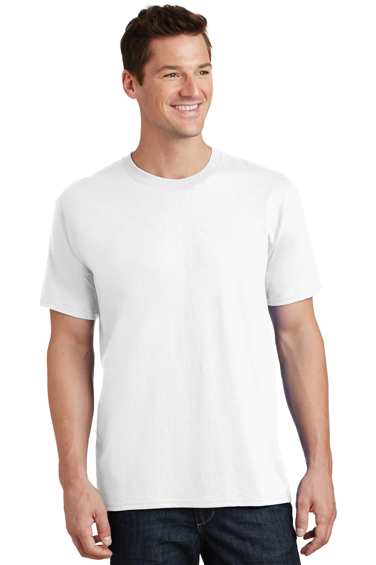 Port & Company Embroidered Tall Core Cotton Tee