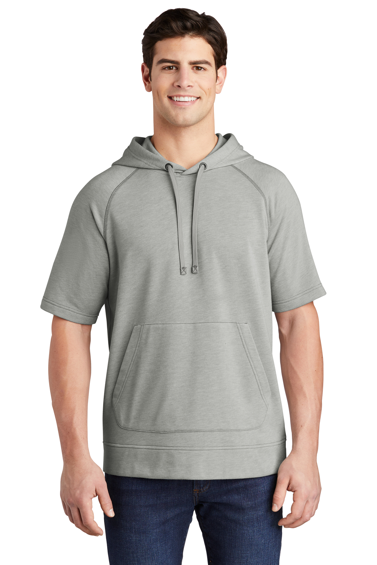 Sport-Tek Embroidered Men's Tri-Blend Short Sleeve Hoodie | Sweatshirts ...
