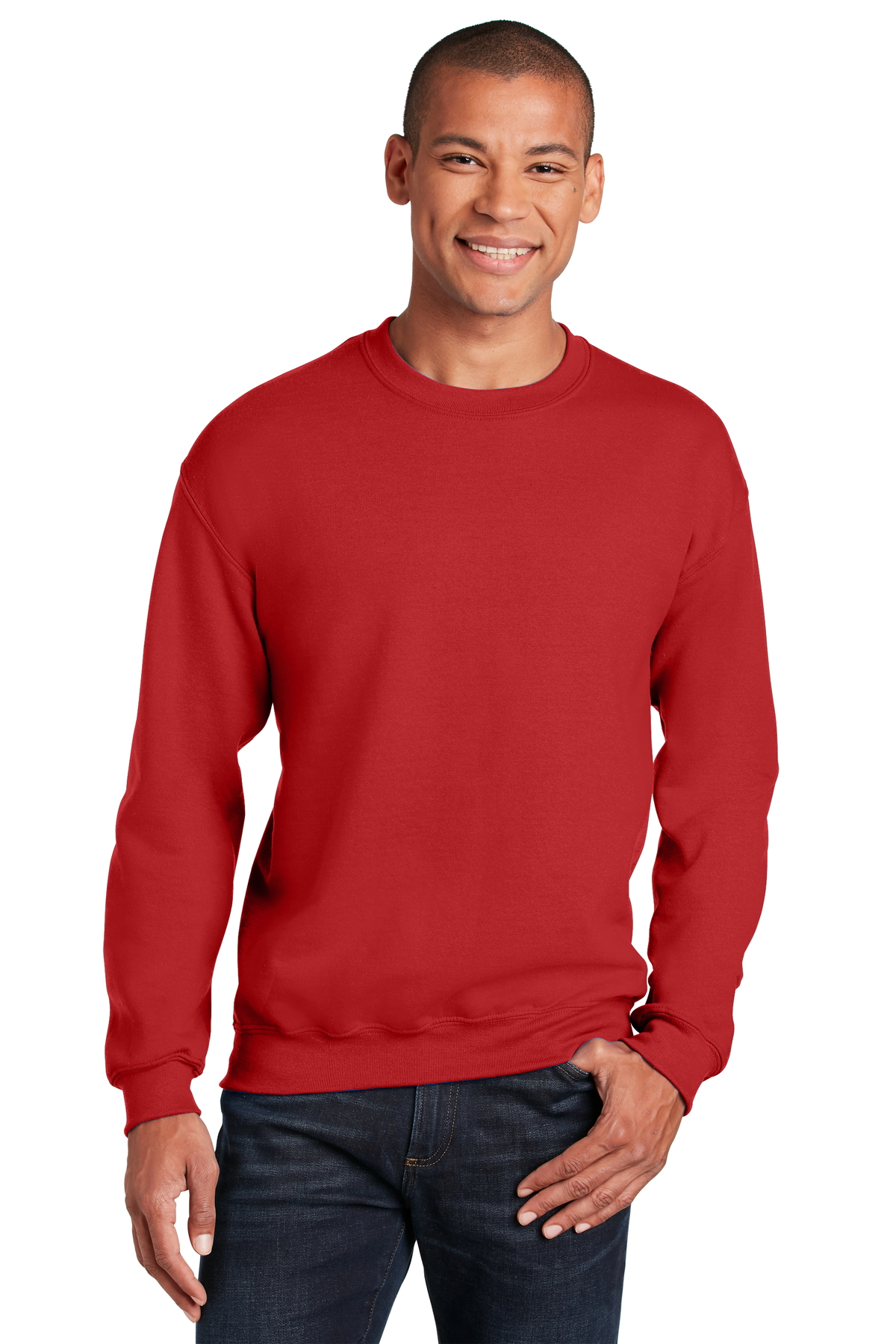 Gildan Embroidered Men's Heavy Blend Crewneck Sweatshirt | Custom ...