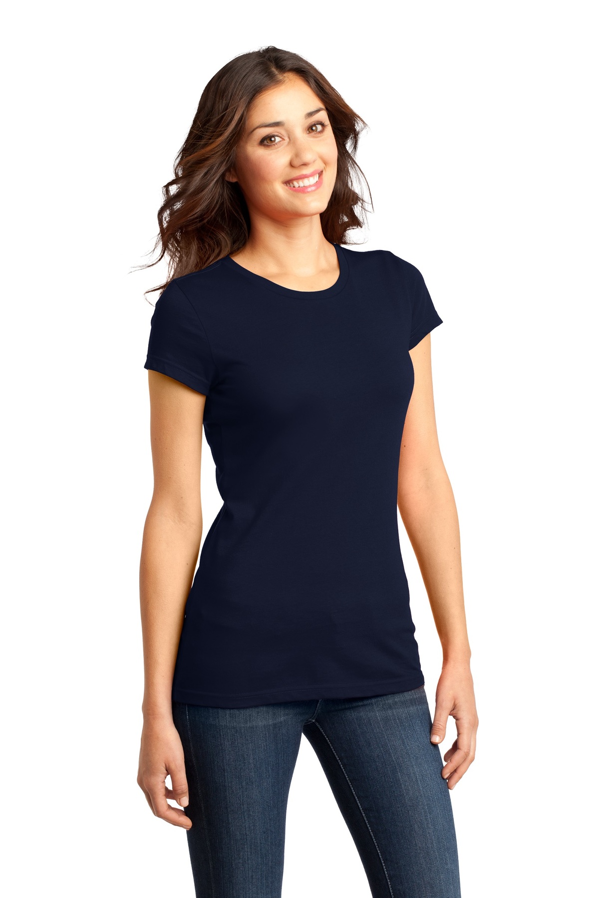 District Embroidered Women's Fitted Very Important Tee - Queensboro