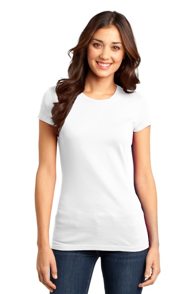 District Embroidered Women's Fitted Very Important Tee