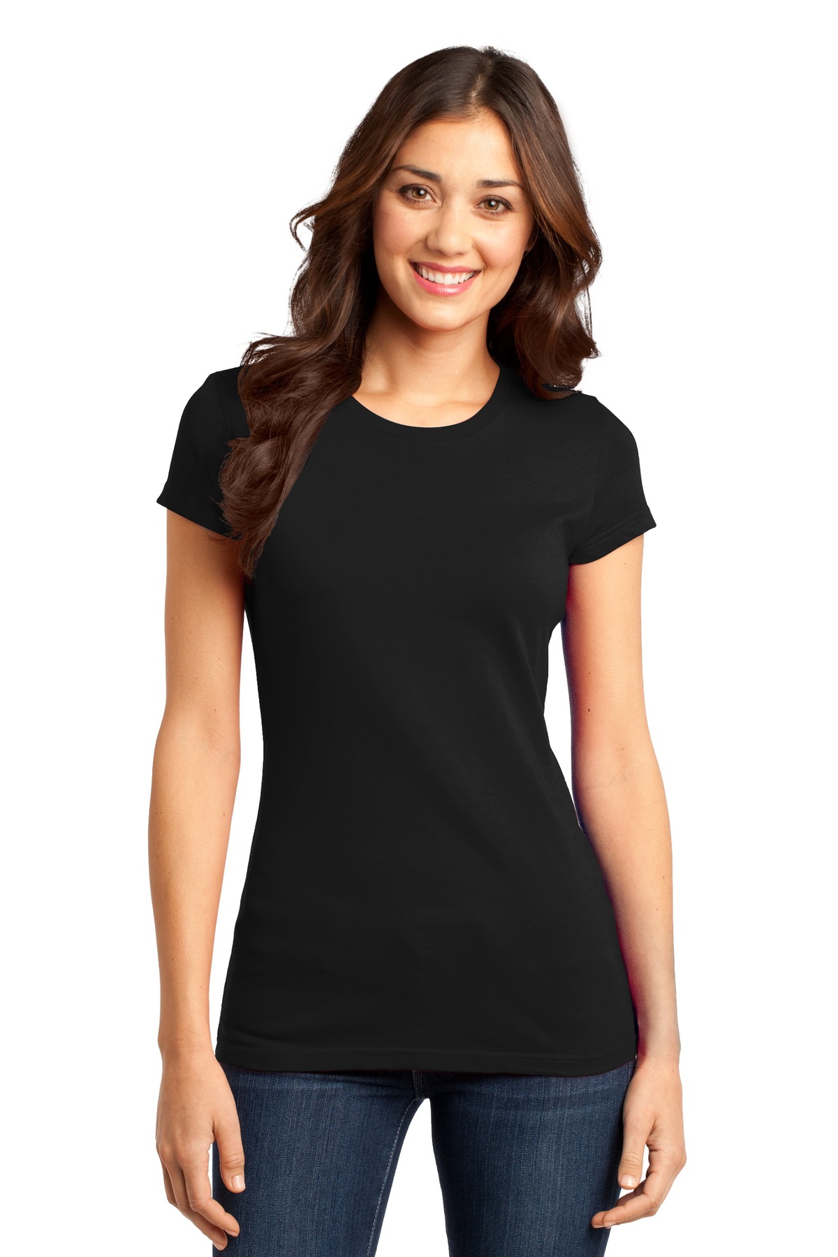 District Embroidered Women's Fitted Very Important Tee - Queensboro