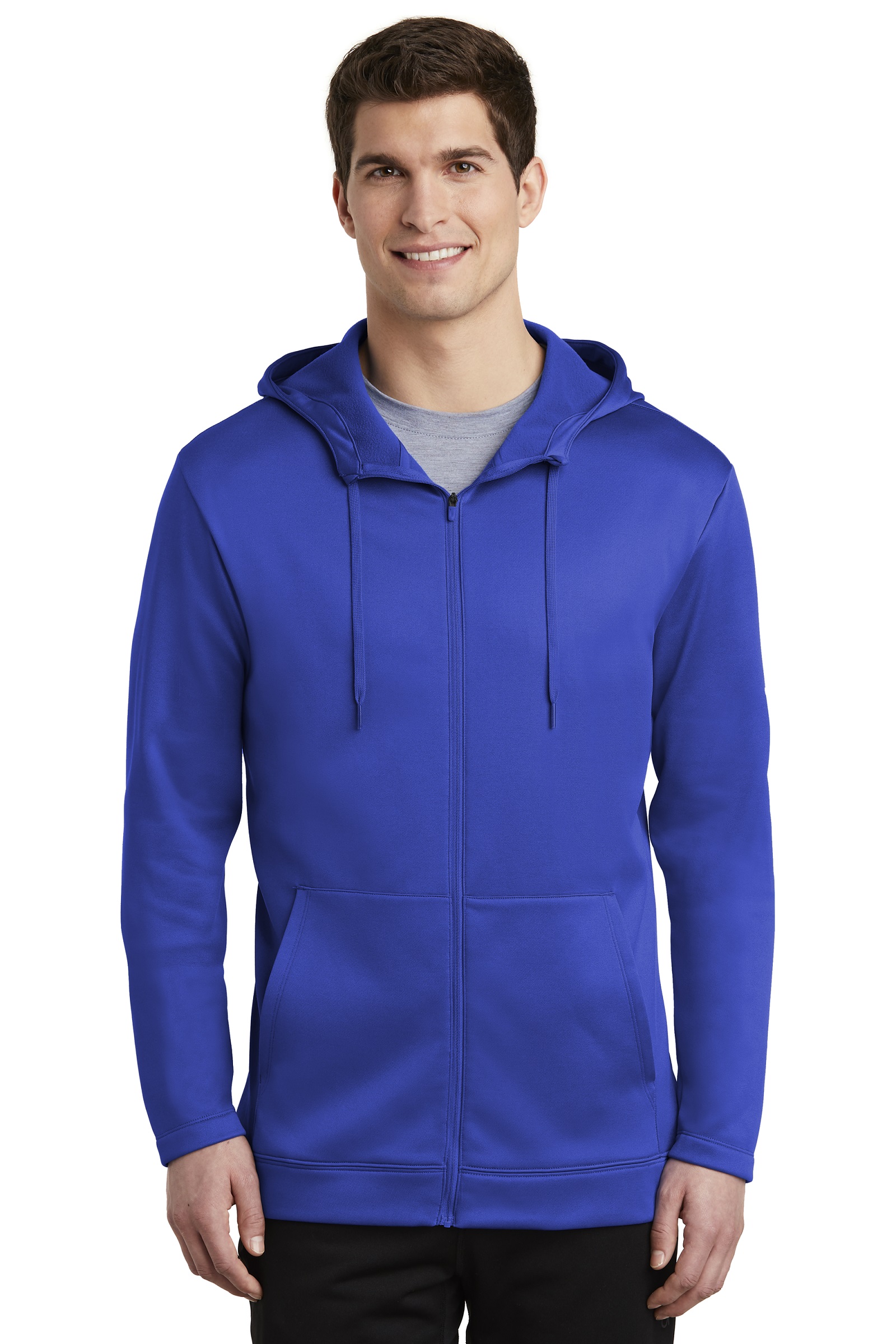 Nike Embroidered Men's Therma-FIT Full-Zip Fleece Hoodie