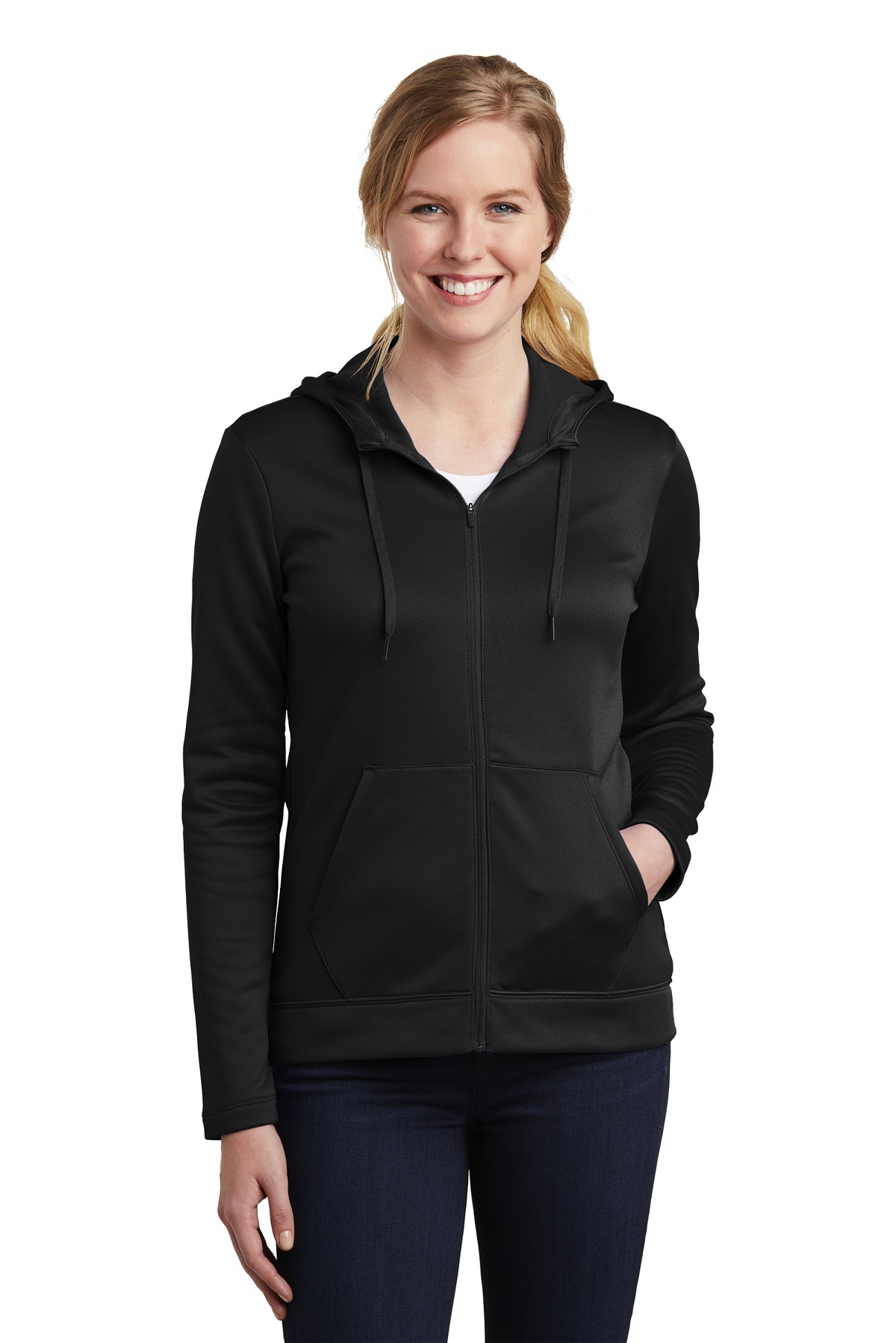 Nike Embroidered Women's Therma-FIT Full-Zip Fleece Hoodie | Sweatshirts & Sweaters - Queensboro
