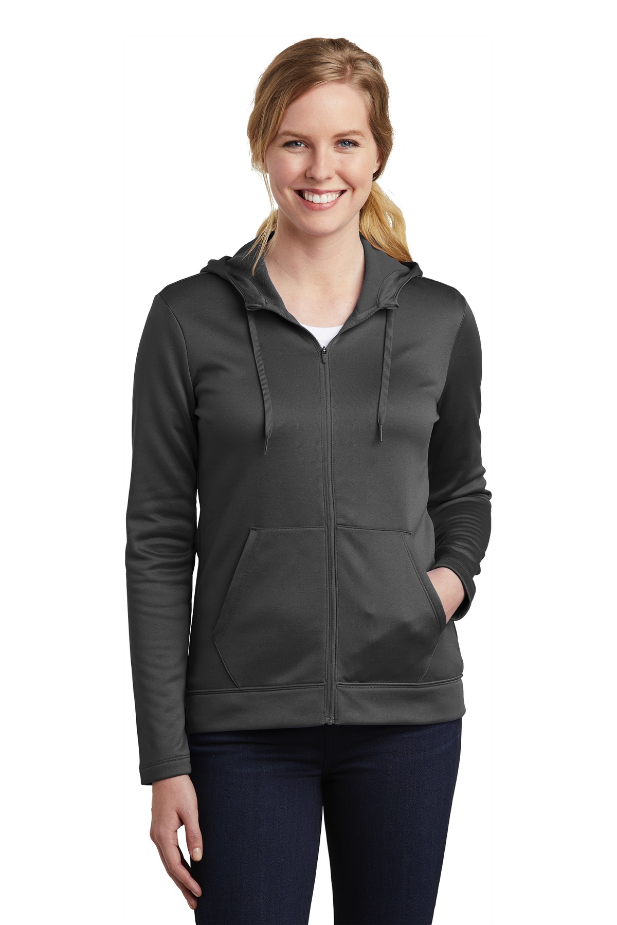 Nike Embroidered Women's Therma-FIT Full-Zip Fleece Hoodie | Sweatshirts & Sweaters - Queensboro
