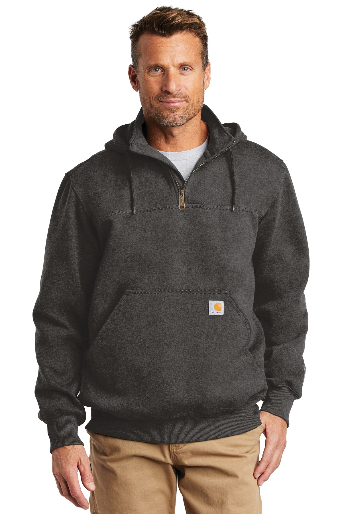 Carhartt Embroidered Rain Defender Paxton Heavyweight Hooded Zip