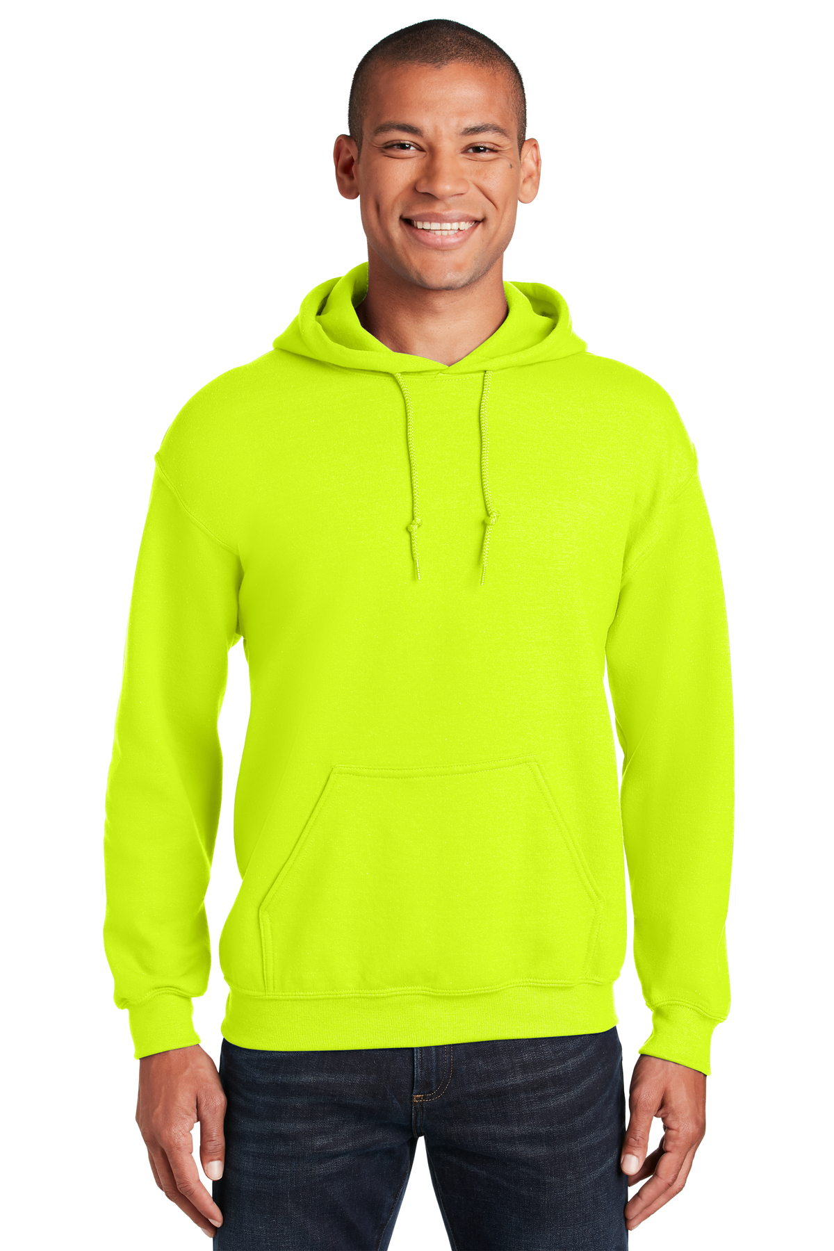 Gildan Embroidered Men's Heavy Blend Pullover Hooded Safety Sweatshirt Thumb