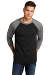 Next Level Printed Men's Triblend 3/4 Sleeve Raglan Thumb