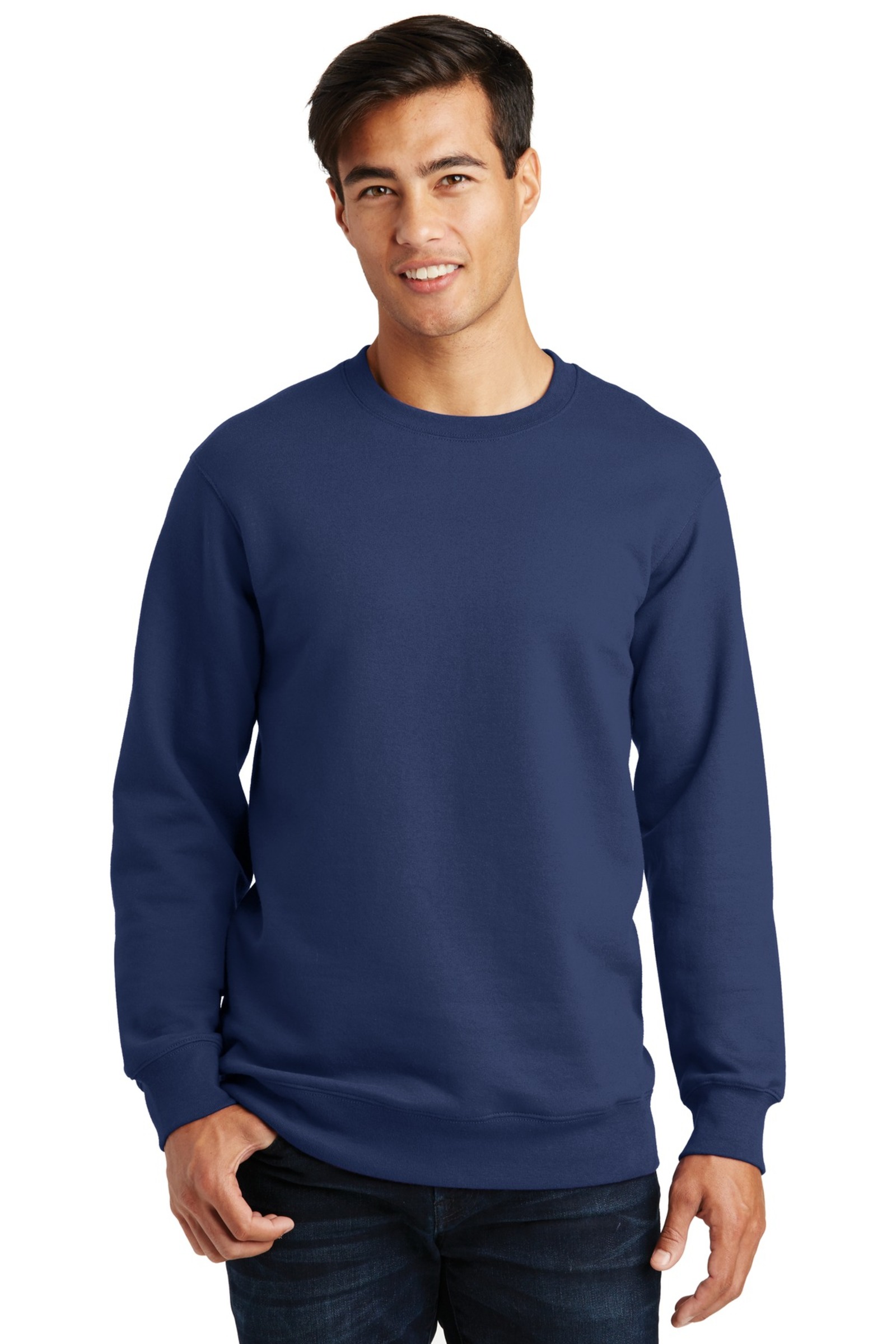 Port & Company Embroidered Men's Fan Favorite Fleece Crewneck Sweatshirt
