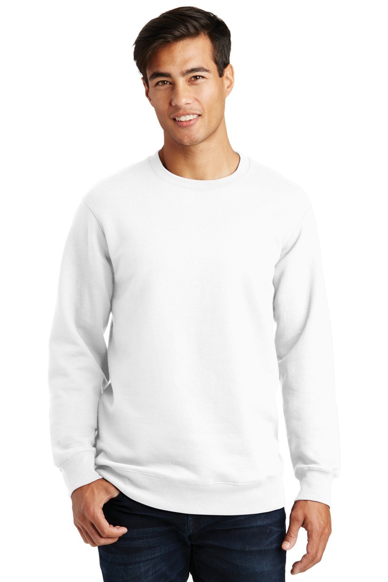 Product Image - Printed Port & Company Fan Favorite Fleece Crewneck Sweatshirt