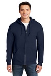 Gildan Embroidered Men's Full Zip Hooded Sweatshirt Thumb