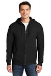Gildan Embroidered Men's Full Zip Hooded Sweatshirt Thumb
