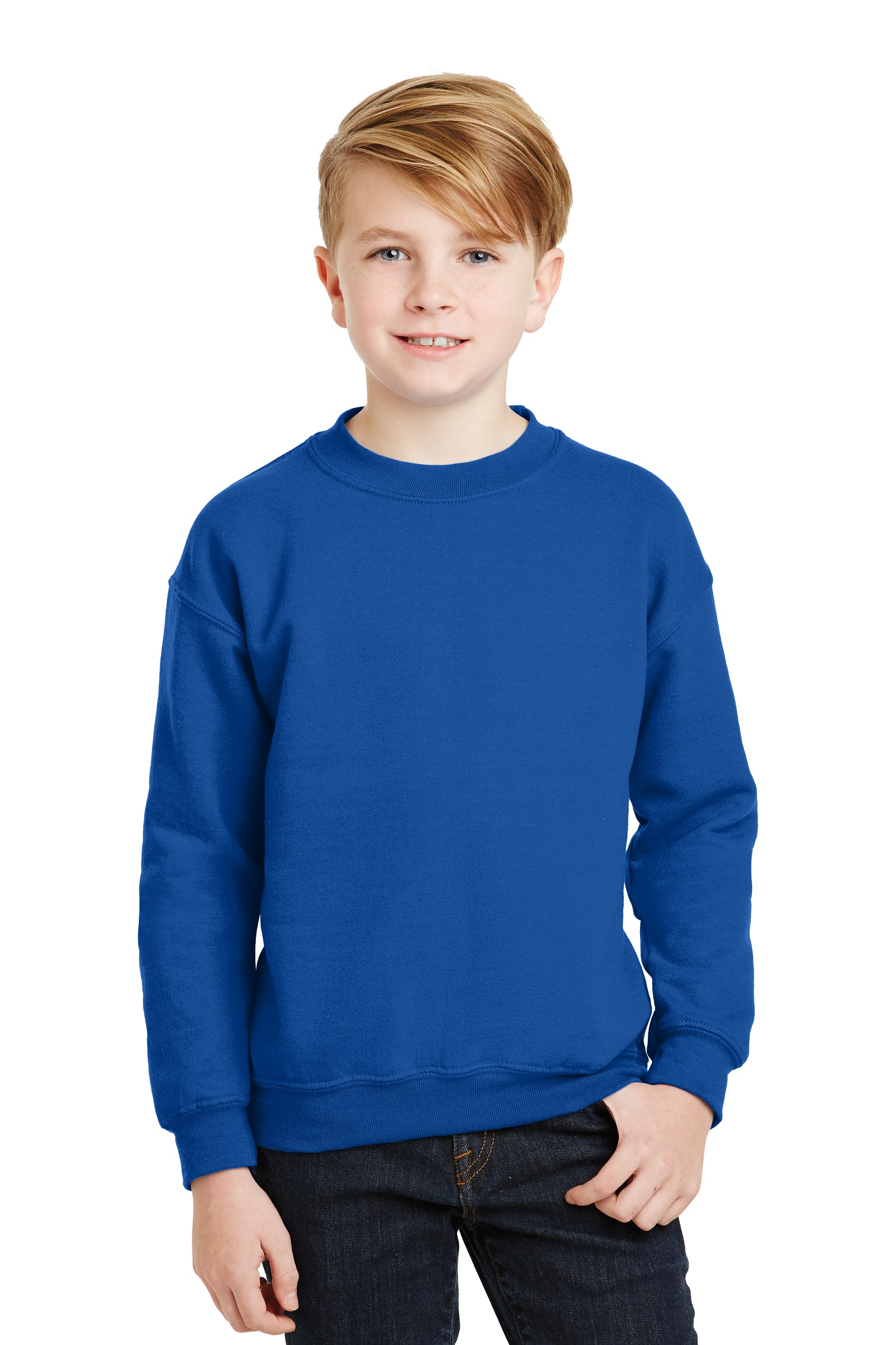 Gildan Embroidered Youth Crewneck Sweatshirt