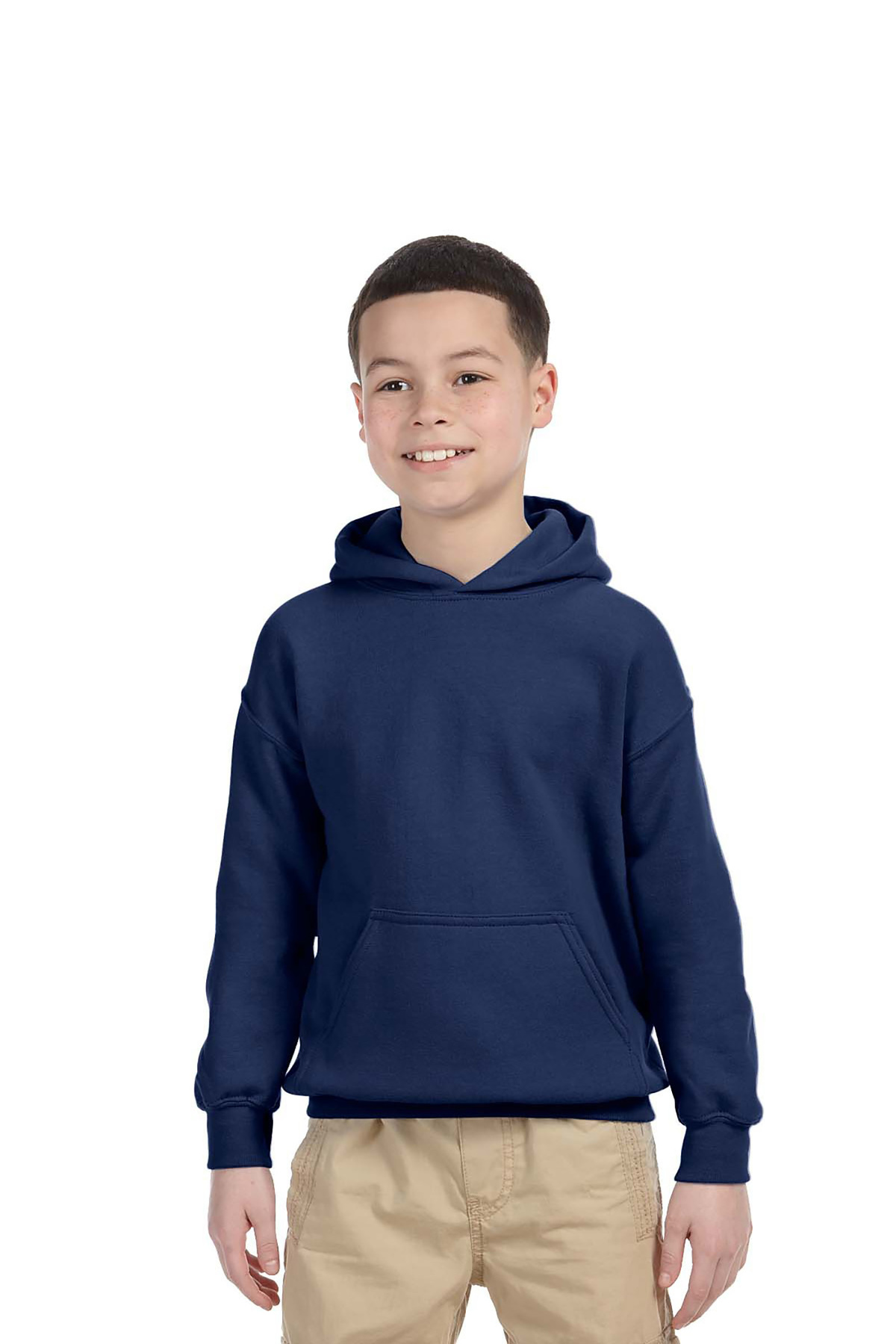 Gildan Embroidered Youth Hooded Sweatshirt - Queensboro