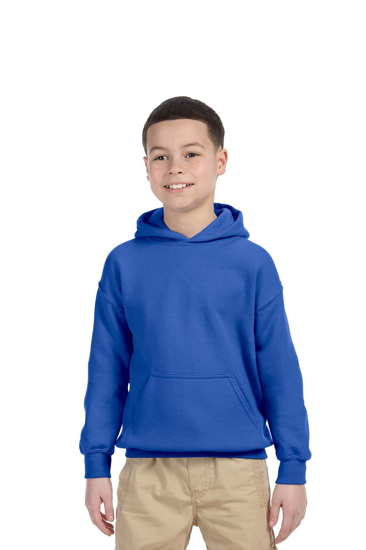 Gildan Printed Youth Hooded Sweatshirt | Youth Apparel - Queensboro