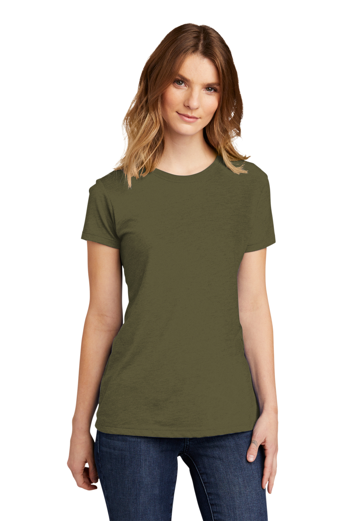 Next Level  Printed Women's Tri-Blend Crew