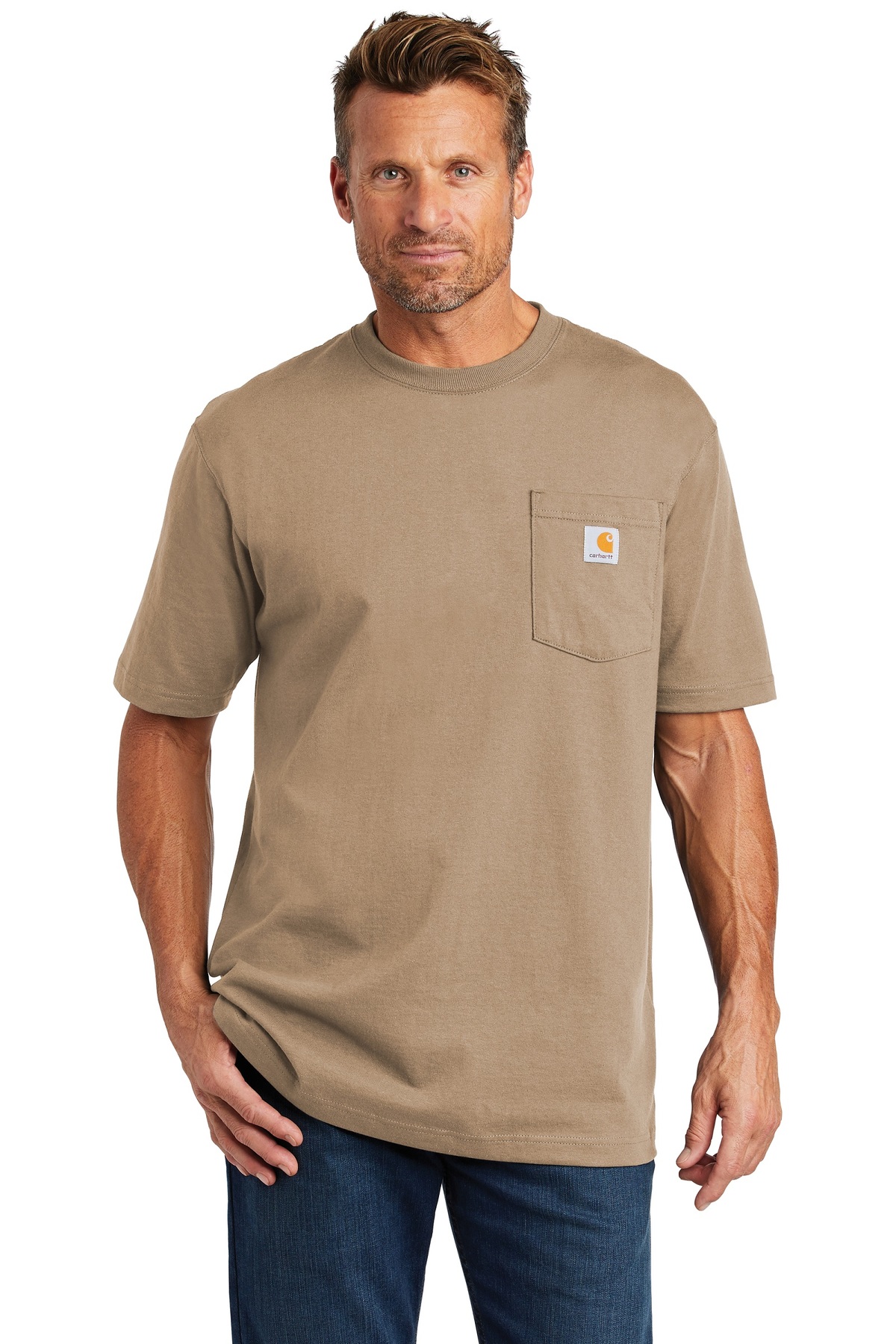 Carhartt Embroidered Men's Workwear Pocket T-Shirt - Queensboro