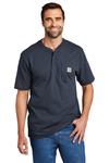 Carhartt Embroidered Men's Short Sleeve Henley T-Shirt Thumb