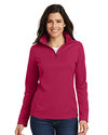 Port Authority Embroidered Women's Pinpoint Mesh 1/2-Zip Thumb